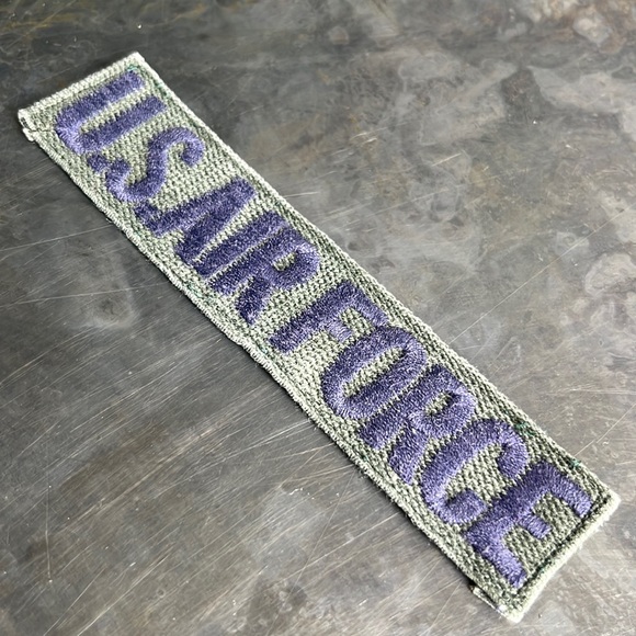 U.S. AIR FORCE embroidered tape patch - Vintage - Picture 5 of 10